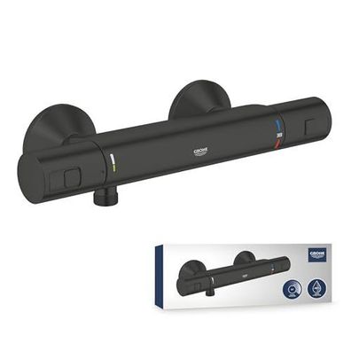 GROHE Precision Start Duscharmatur ? Thermostat 38 °C, Wassersparfunktion,