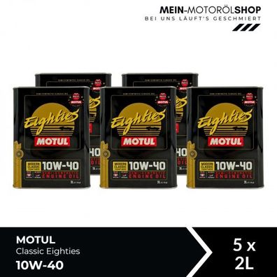 Motul Classic Eighties 10W-40 5x2 Liter