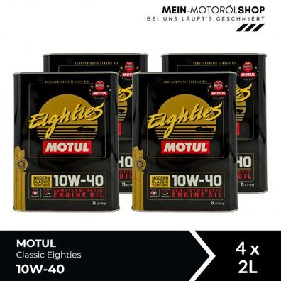 Motul Classic Eighties 10W-40 4x2 Liter