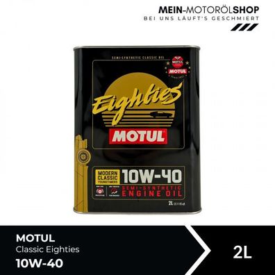 Motul Classic Eighties 10W-40 2 Liter