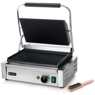 PANINI Rillenkontaktgrill 2200W - Hendi 263655