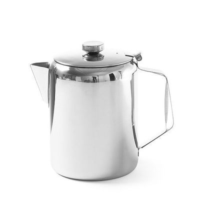 Teekanne aus Edelstahl mit Deckel für Kaffee und Tee, 0,6 l - Hendi 453209