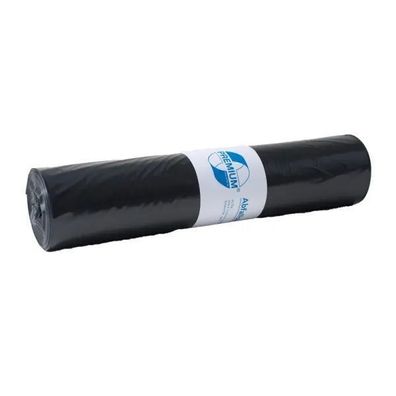 Abfallsäcke Premium 120L Schwarz LDPE 65my 25 Stück Rolle