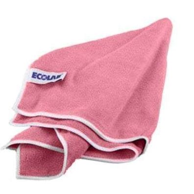 Polifix Microfasertuch Rot, 40x40cm, Saugfähiges Reinigungstuch