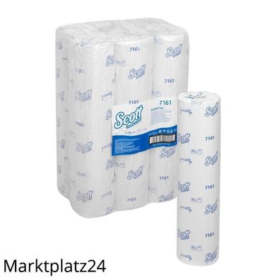 Scott Essential Ärzterollen Weiß, 38x50cm, 6 Rollen à 190 Blatt