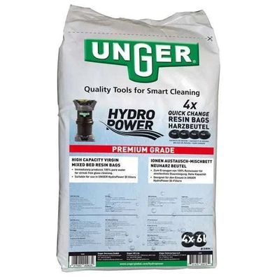 QuickChange Harzbeutel HydroPower DI Zubehör, 4x6L Kapazität