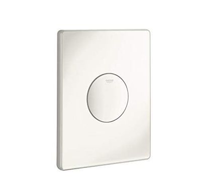 GROHE Skate WC-Taster (vertikaler Einbau, 156 x 197 mm, Druckknopfbedienung, aus