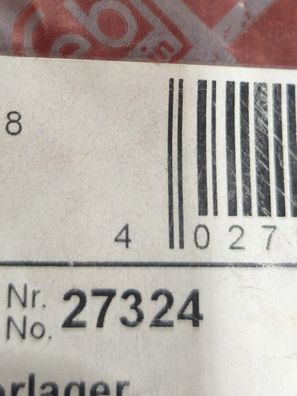 Lagerung Febi Bilstein 27324 für VW Polo, Skoda Fabia uvm