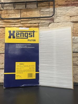 Innenraumfilter Hengst Filter E902LI für Opel Corsa, Opel Tigra, Opel Combo uvm