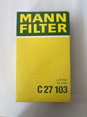 Luftfilter Mann-Filter C 27 103 für Renault Laguna uvm