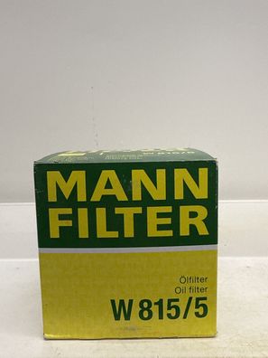 Ölfilter Mann-Filter W 815/5 für Renault Espace, Renault Trafic, Renault 21 uvm