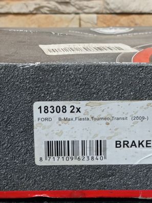 Bremsscheibe A.B.S. 18308 für Ford Fiesta, Ford B-MAX, Ford Transit uvm