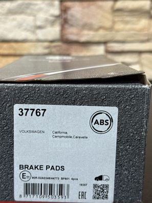Bremsklötze A.B.S. 37767 für VW Multivan, VW Transporter, VW California uvm