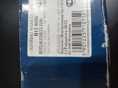 Bremsbackensatz Denckermann B120056 für Ford Escort, Ford Orion uvm