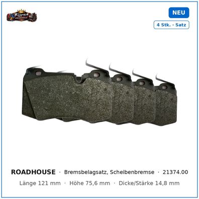 Bremsklötze Roadhouse 21374.00 für Mini Mini uvm