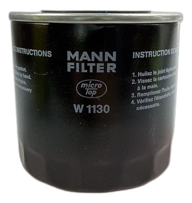 Ölfilter Mann-Filter W 1130 für Fiat Ducato, Fiat 131, Fiat Argenta uvm