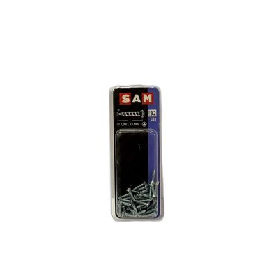 SAM/MACK Blechschraube Linsensenkkopf 2,9x13mm 38 Stück