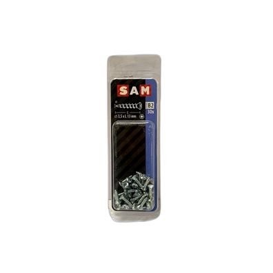 SAM/MACK Blechschraube Linsensenkkopf 3,5x13mm 30 Stück