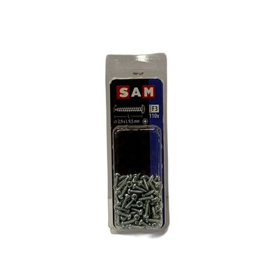 SAM/MACK Blechschraube Zylinderkopf 2,9 x 19,5 mm, 110 Stück