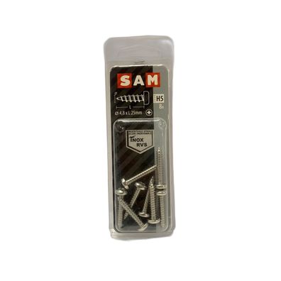 SAM/MACK Blechschraube Zylinderkopf H5 4,8 x 25mm 8 Stück