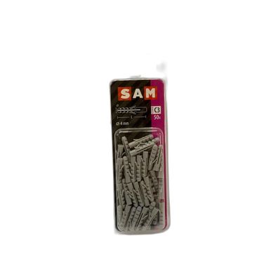SAM/MACK Dübel Polyethylen 4mm 50 Stück