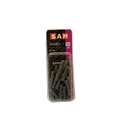 SAM/MACK Dübel Polyethylen 5mm, 30 Stück