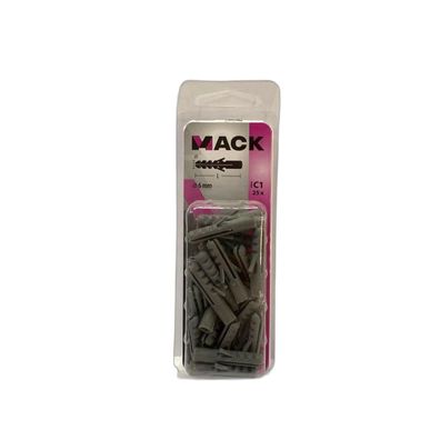 SAM/MACK Dübel Polyethylen 6mm 25 Stück