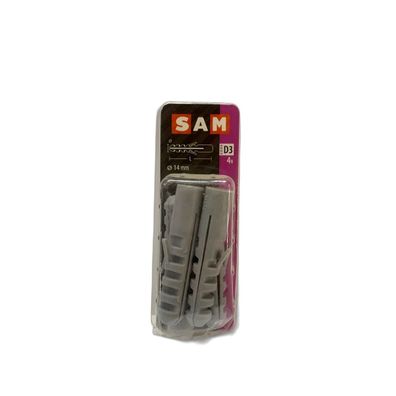 SAM/MACK Dübel Polyethylen D3 14mm 4 Stück