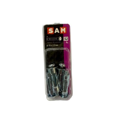 SAM/MACK Hohlraumdübel aus Metall 10x37mm 4 Stück