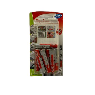 Fischer Duopower 10x50 Universaldübel 8 Stück