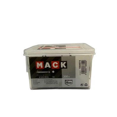 SAM/MACK Terrassenschrauben Edelstahl 5,0x50mm T25 200 Stück