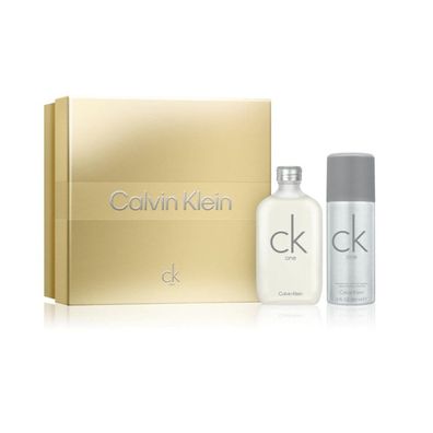 CK One, Unisex, Set: Eau de toilette 100ml + deodorant spray 150ml