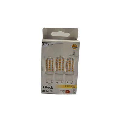LED’s Light G9 LED Leuchtmittel 3,5W – 300 lm 2700K dimmbar (3er-Pack)