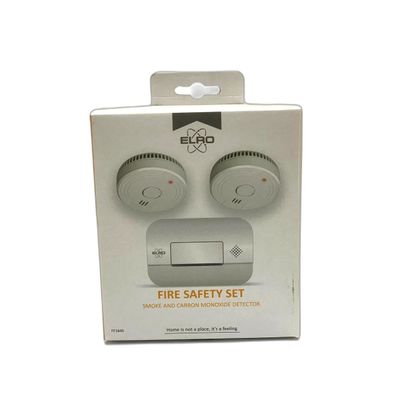 ELRO FF1840 Fire Safety Set – Rauchmelder & Kohlenmonoxidmelder Set