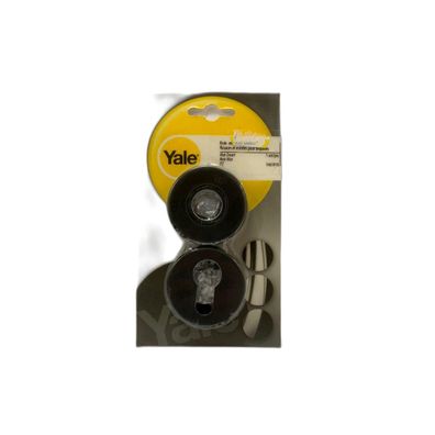Yale Rosette für Türgriff PZ rund 50 mm matt schwarz