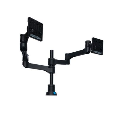 R-Go Monitorarm 0"-32" 2TFT Max.4KG Zepher 4 justierbar silb