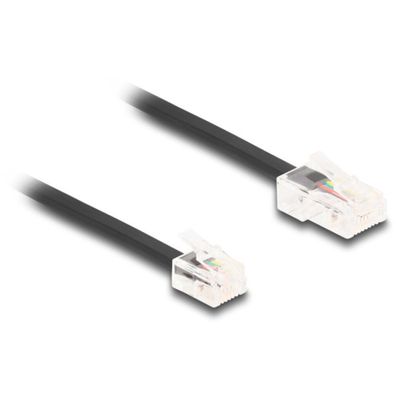 Delock DELOCK Telefonkabel RJ45 Stecker zu RJ11 Stecker schw. 3m
