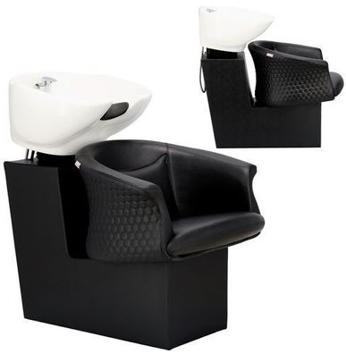 Rimini Friseur- & Barber-Waschplatz mit verstellbarem Keramikbecken
