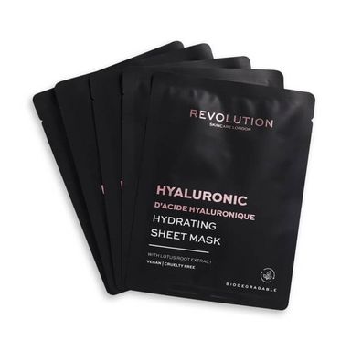 Revolution Beauty Skincare Hyaluronic Acid feucht. spend. Tuchmaske 5St