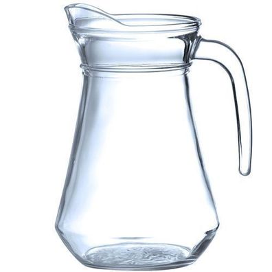 Glaskrug für Wasser, Säfte, Getränke 1 l