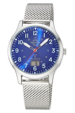 Master Time Herren-Funkuhr Super Power Aviation Blau MTGA-10961-32M