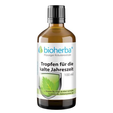 Bioherba Tropfen für die kalte Jahreszeit Tinktur