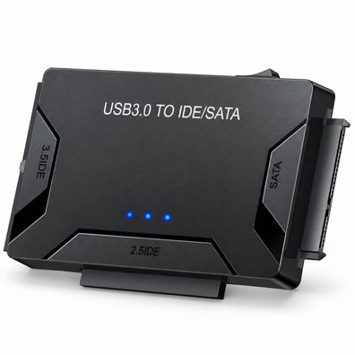 L40C USB3.0 A auf IDE SATA Konverter Adapter 2.5" 3.5" extern Kabel Festplatte Hot