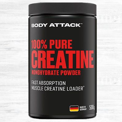 Body Attack 100% Pure Creatine 500g Dose