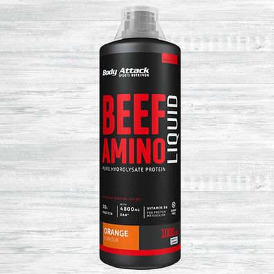 Body Attack Beef Amino Liquid 1 Liter Flasche