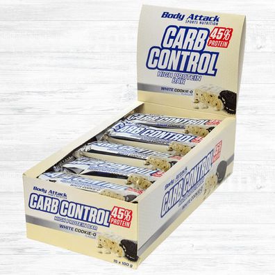 Body Attack Carb Control Protein Bar 15x100g Riegel