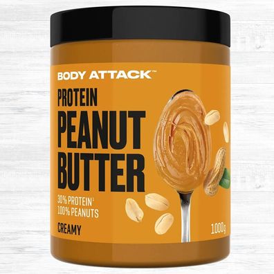 Body Attack Peanut Butter 1000g Erdnussbutter