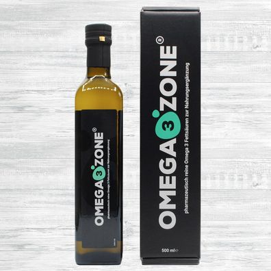 omega3zone OMEGA 3 Fischöl flüssig 500 ml Flasche