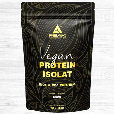 Peak Vegan Protein Isolat 750g Beutel