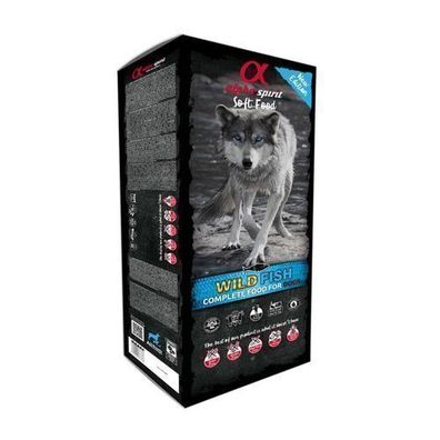 Alpha Spirit Komplettfutter für Hunde, Wildfische, 9 kg